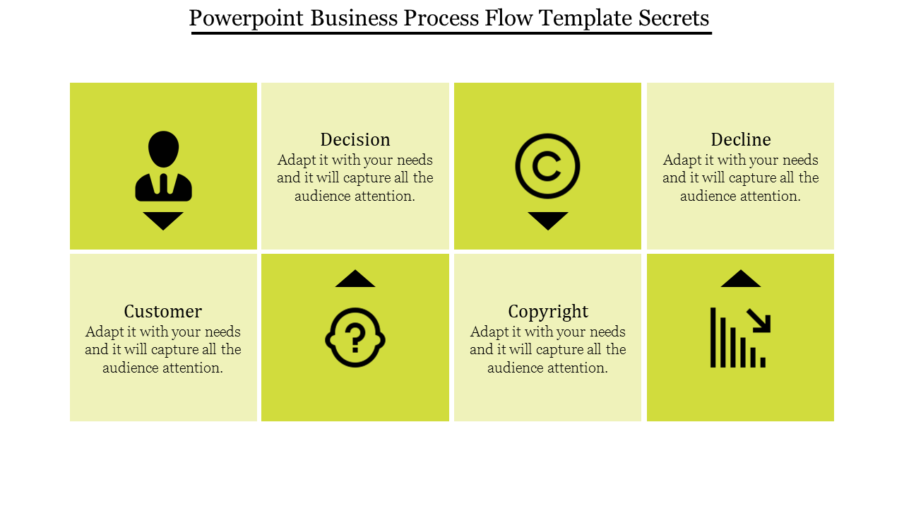Free - Attractive PowerPoint Business Process Flow Template